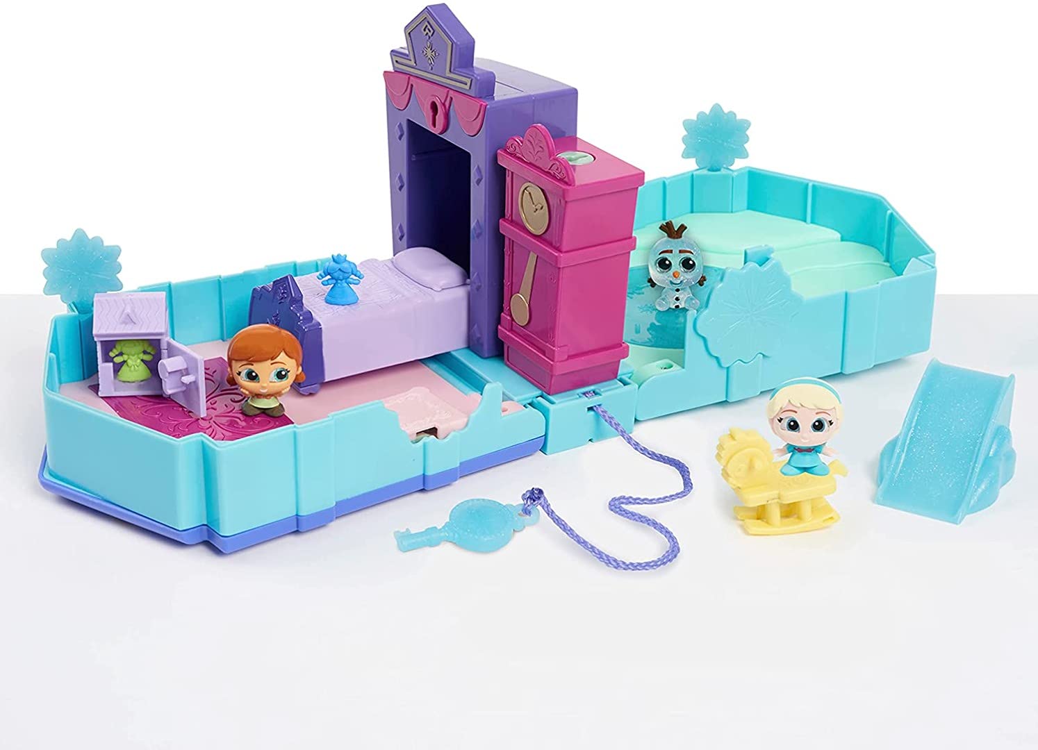 Foto 5 pulgar | Playset Disney Doorables Más Allá De La Puerta La Habitación De Elsa - Venta Internacional.