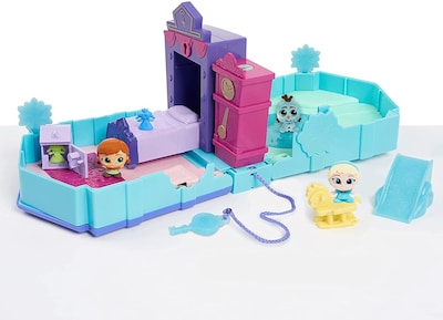 Foto 4 | Playset Disney Doorables Más Allá De La Puerta La Habitación De Elsa - Venta Internacional.