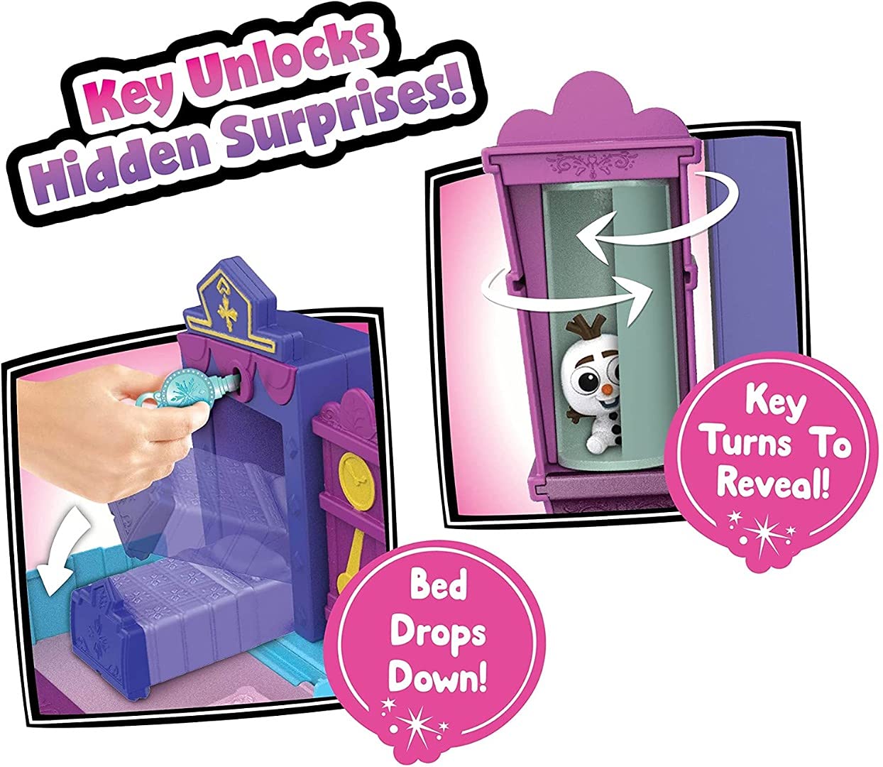 Foto 6 pulgar | Playset Disney Doorables Más Allá De La Puerta La Habitación De Elsa - Venta Internacional.