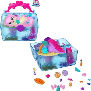 Foto 1 | Set De Juego Polly Pocket Sparkle Cove Adventure Con 2 Muñecas - Venta Internacional.