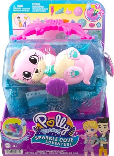 Foto 6 | Set De Juego Polly Pocket Sparkle Cove Adventure Con 2 Muñecas - Venta Internacional.