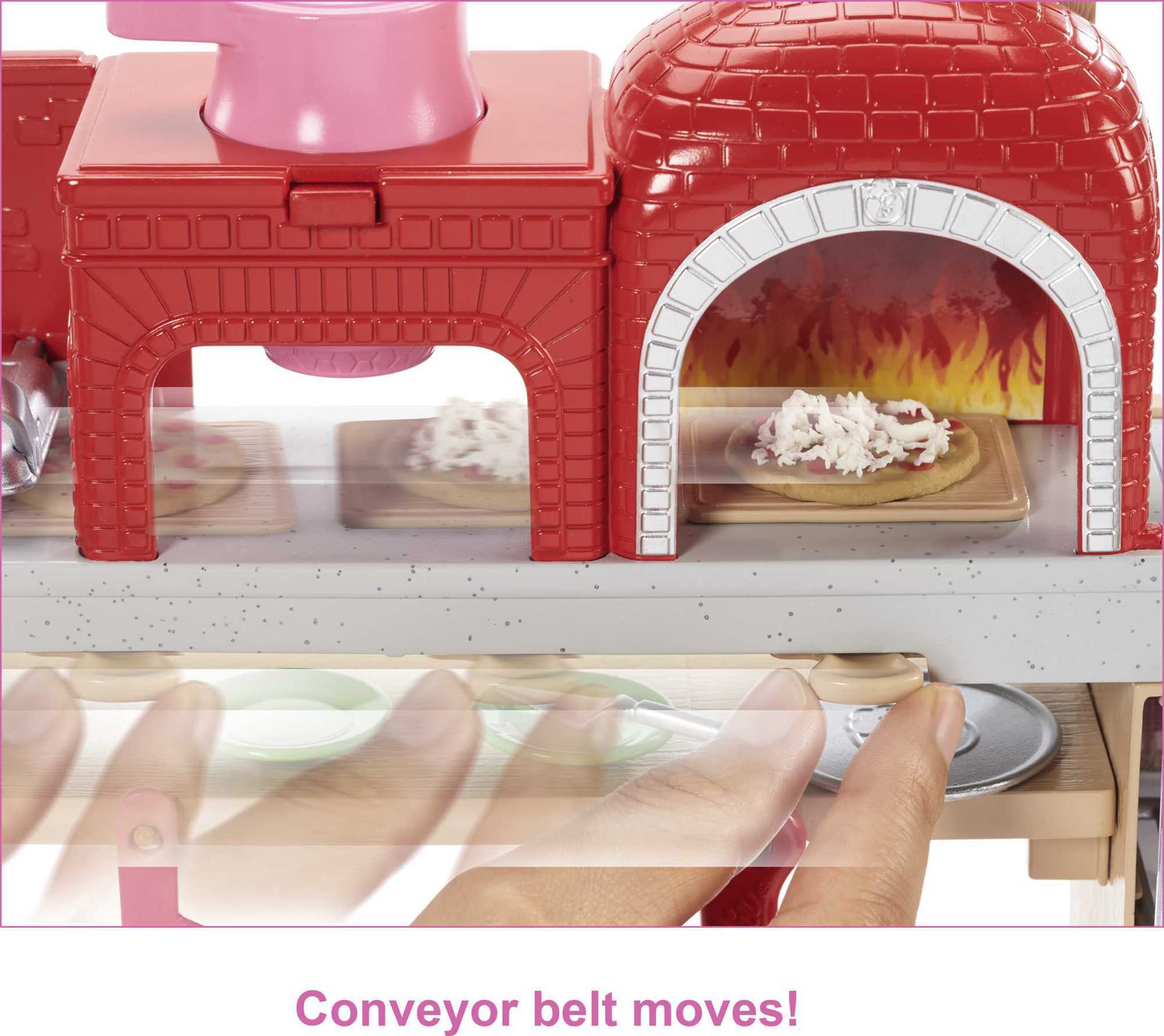 Foto 4 pulgar | Horno Playset Barbie Pizza Chef Para Muñecas Y Juguetes Con Accesorios - Venta Internacional.
