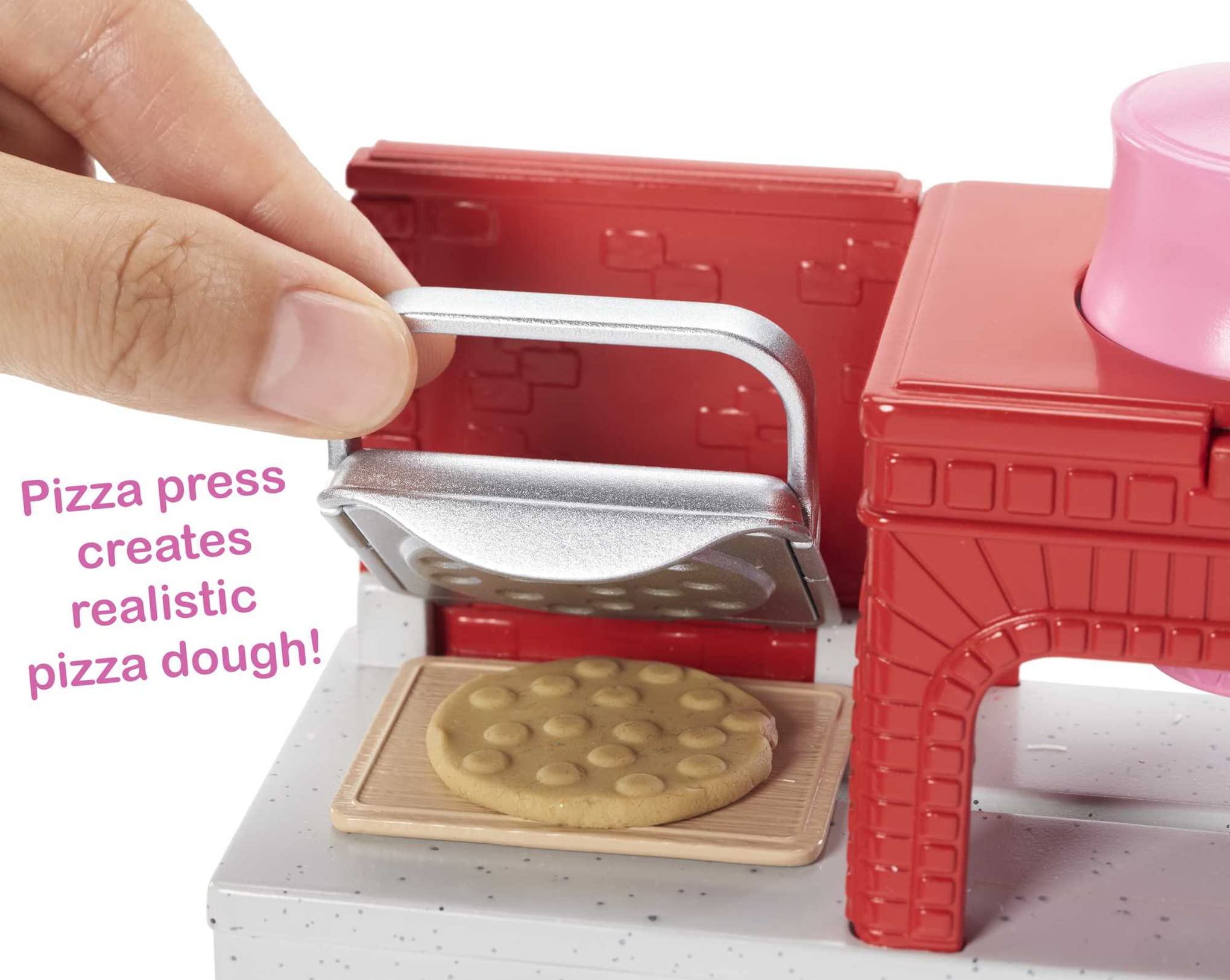 Foto 5 pulgar | Horno Playset Barbie Pizza Chef Para Muñecas Y Juguetes Con Accesorios - Venta Internacional.