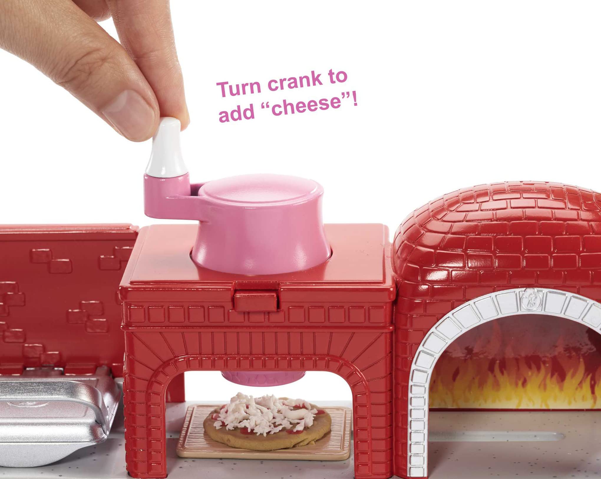 Foto 6 pulgar | Horno Playset Barbie Pizza Chef Para Muñecas Y Juguetes Con Accesorios - Venta Internacional.