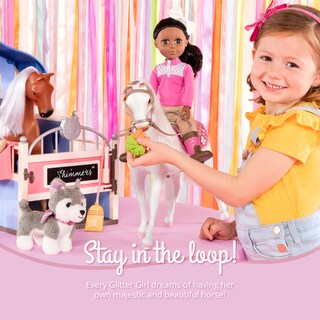 Foto 5 | Toy Horse Glitter Girls Shimmers Norwegian De 35 Cm Con Accesorio - Venta Internacional.