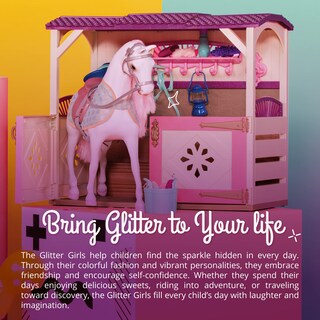 Foto 6 | Toy Horse Glitter Girls Shimmers Norwegian De 35 Cm Con Accesorio - Venta Internacional.