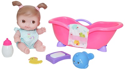 Foto 2 | Set De Regalo Baby Doll Jc Toys Lil Cutesies 9 Bath Time Para 2 Años - Venta Internacional.