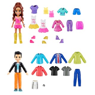 Foto 3 | Set De Moda Polly Pocket Sparkle Cove Adventure Con 4 Muñecas - Venta Internacional.