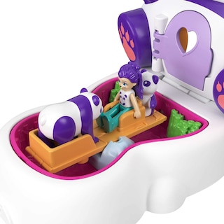 Foto 5 | Set Polly Pocket Gtm58 Flip & Find Panda Compact - Venta Internacional.
