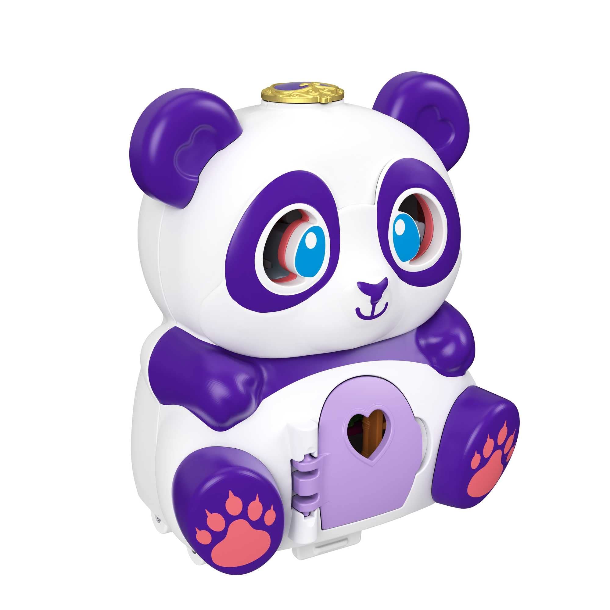 Foto 6 | Set Polly Pocket Gtm58 Flip & Find Panda Compact - Venta Internacional.