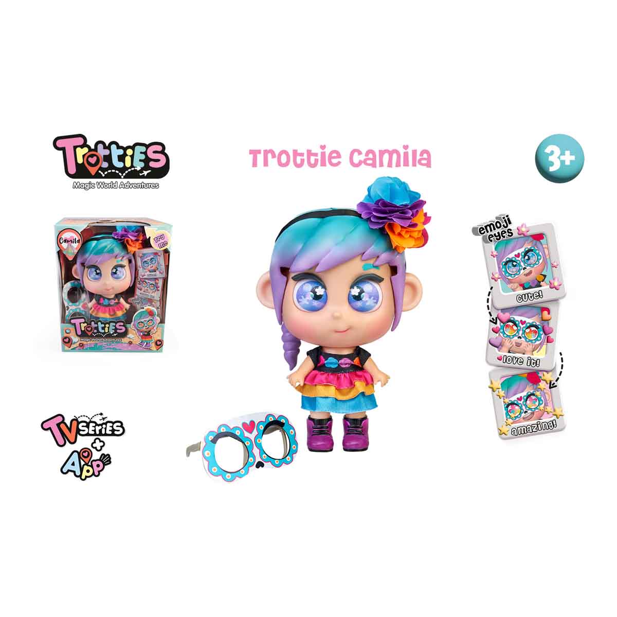 Foto 4 | Muñeca Camila, Trotties
