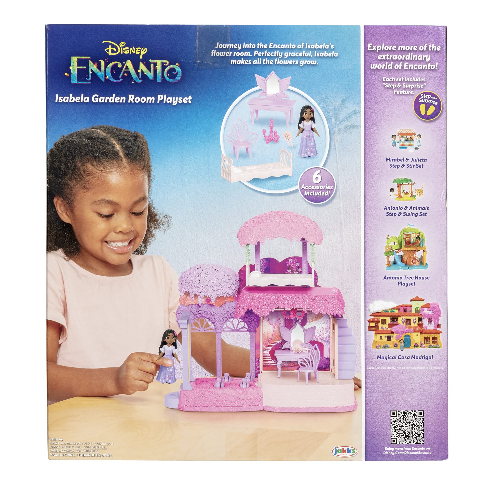 Foto 8 pulgar | Playset Disney Encanto Isabela's Garden Room Con Muñeca Isabela - Venta Internacional.