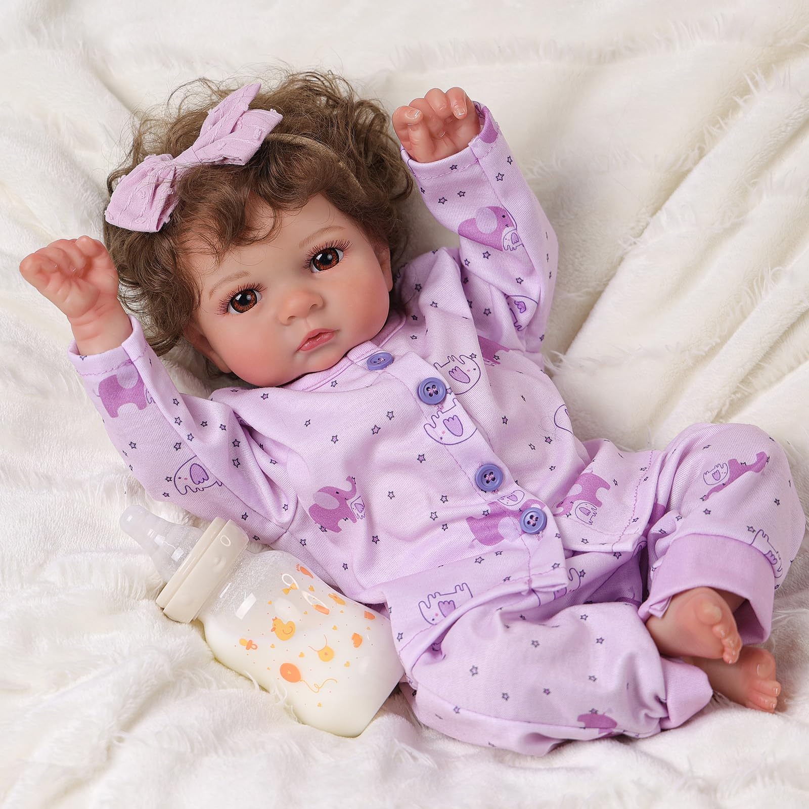 Foto 2 pulgar | Muñeca Reborn Babeside Relike Girl De 43 Cm Con Accesorio - Venta Internacional.