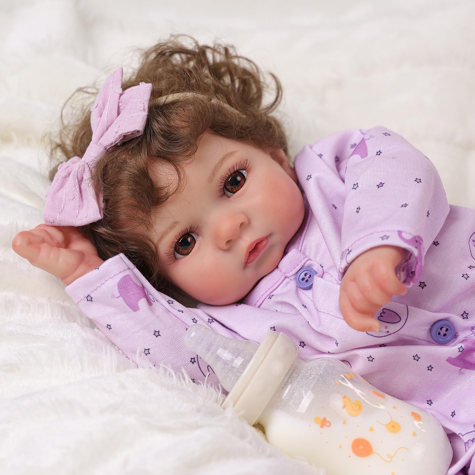 Foto 3 pulgar | Muñeca Reborn Babeside Relike Girl De 43 Cm Con Accesorio - Venta Internacional.