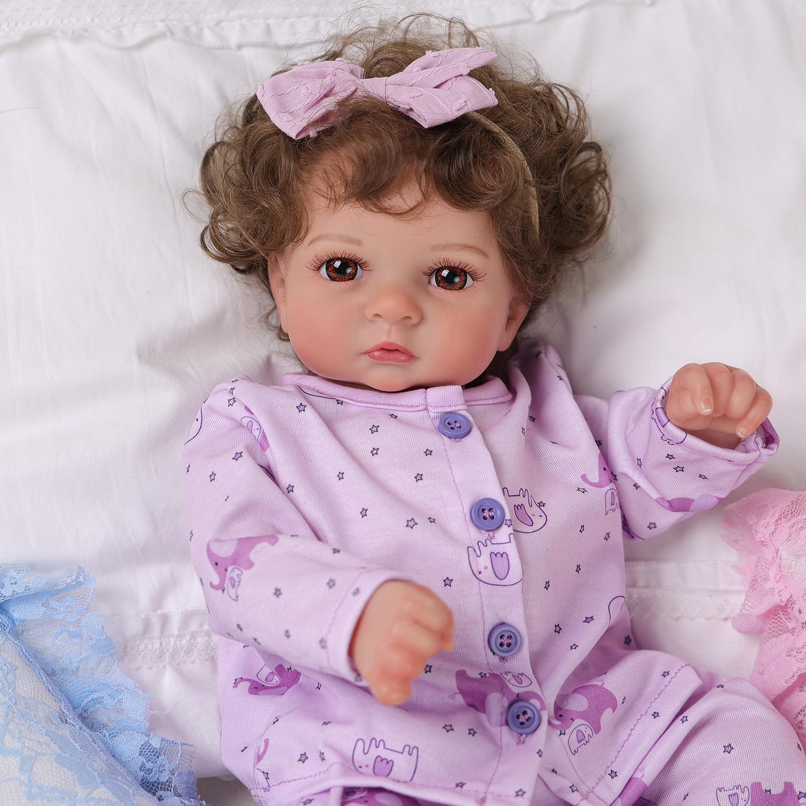 Foto 4 pulgar | Muñeca Reborn Babeside Relike Girl De 43 Cm Con Accesorio - Venta Internacional.