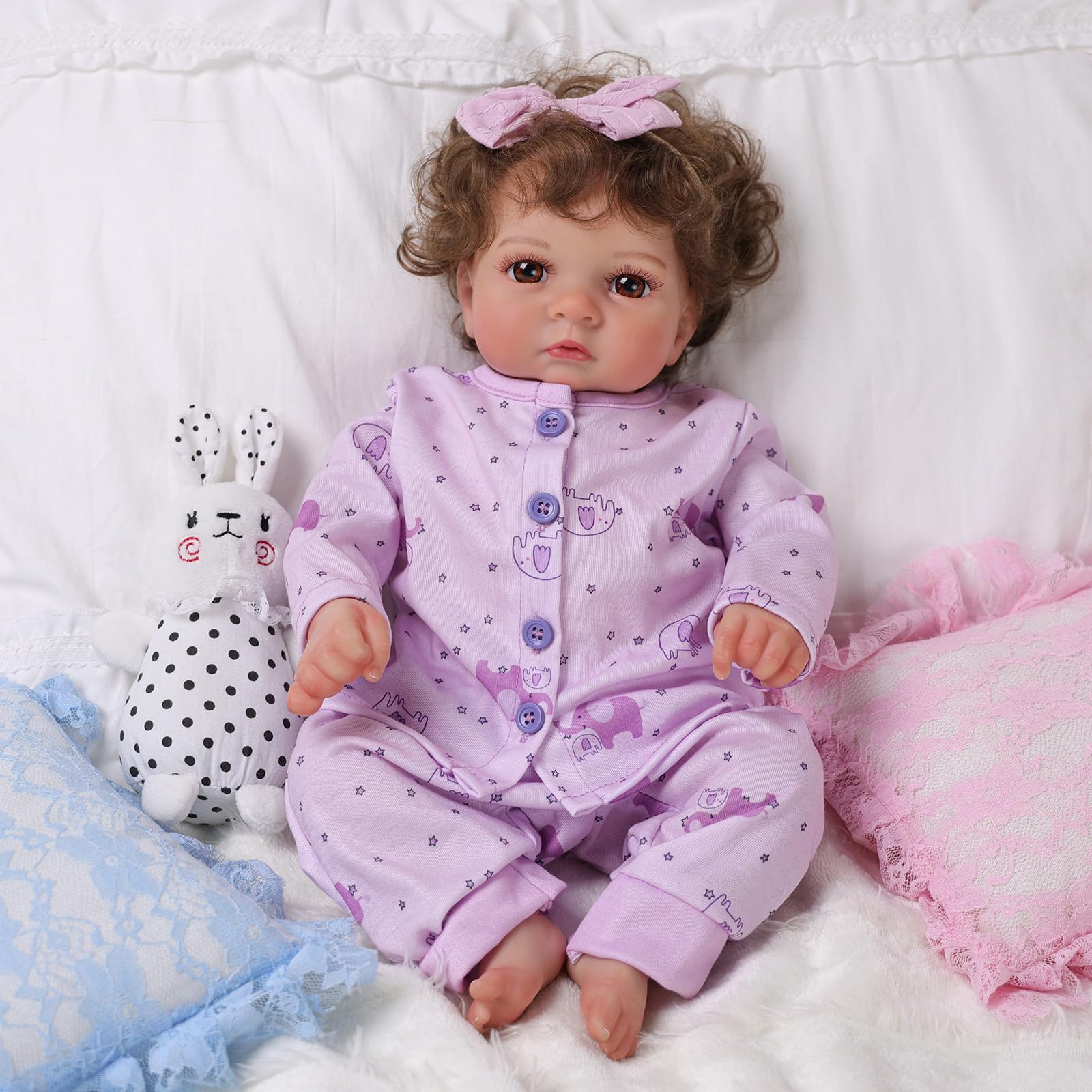 Foto 6 pulgar | Muñeca Reborn Babeside Relike Girl De 43 Cm Con Accesorio - Venta Internacional.