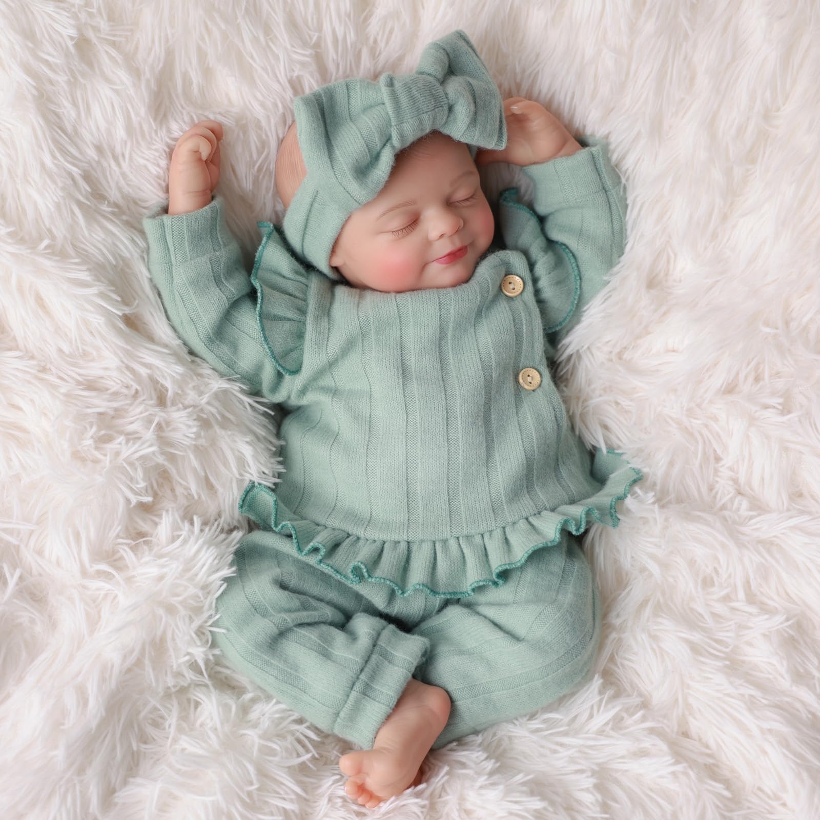 Foto 3 pulgar | Muñeca Reborn Babeside Ruby De 43 Cm Con Ropa Y Juguetes De Regalo Para 3 O Más - Venta Internacional.