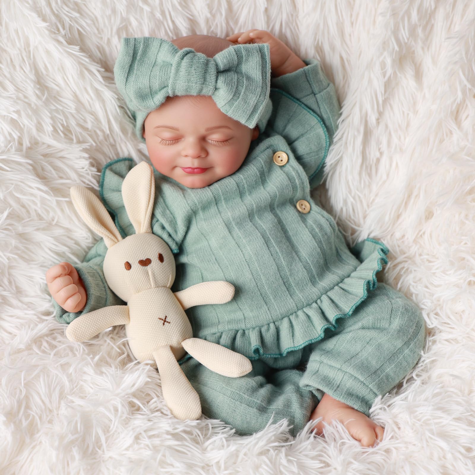 Foto 6 pulgar | Muñeca Reborn Babeside Ruby De 43 Cm Con Ropa Y Juguetes De Regalo Para 3 O Más - Venta Internacional.