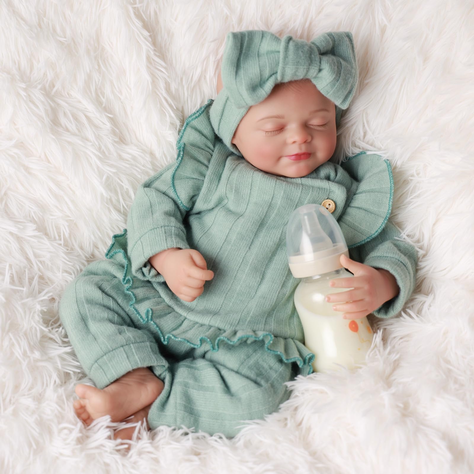 Foto 7 pulgar | Muñeca Reborn Babeside Ruby De 43 Cm Con Ropa Y Juguetes De Regalo Para 3 O Más - Venta Internacional.