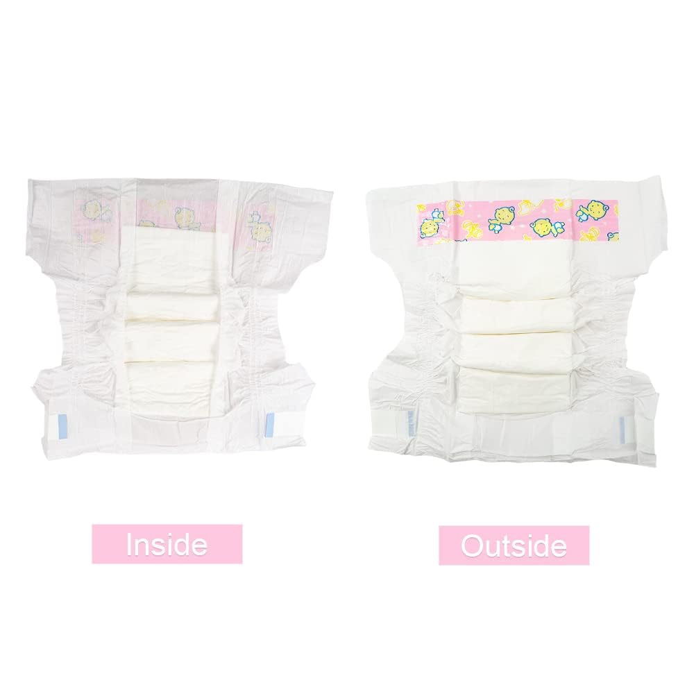 Foto 7 pulgar | Pañales Para Muñecas Charex Para Bebés Recién Nacidos, Paquete De 40 Piezas Para 45-60 Cm - Venta Internacional.