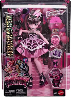 Foto 6 | Doll Monster High Scary Sweet Birthday Draculaura Con Acceso. - Venta Internacional.