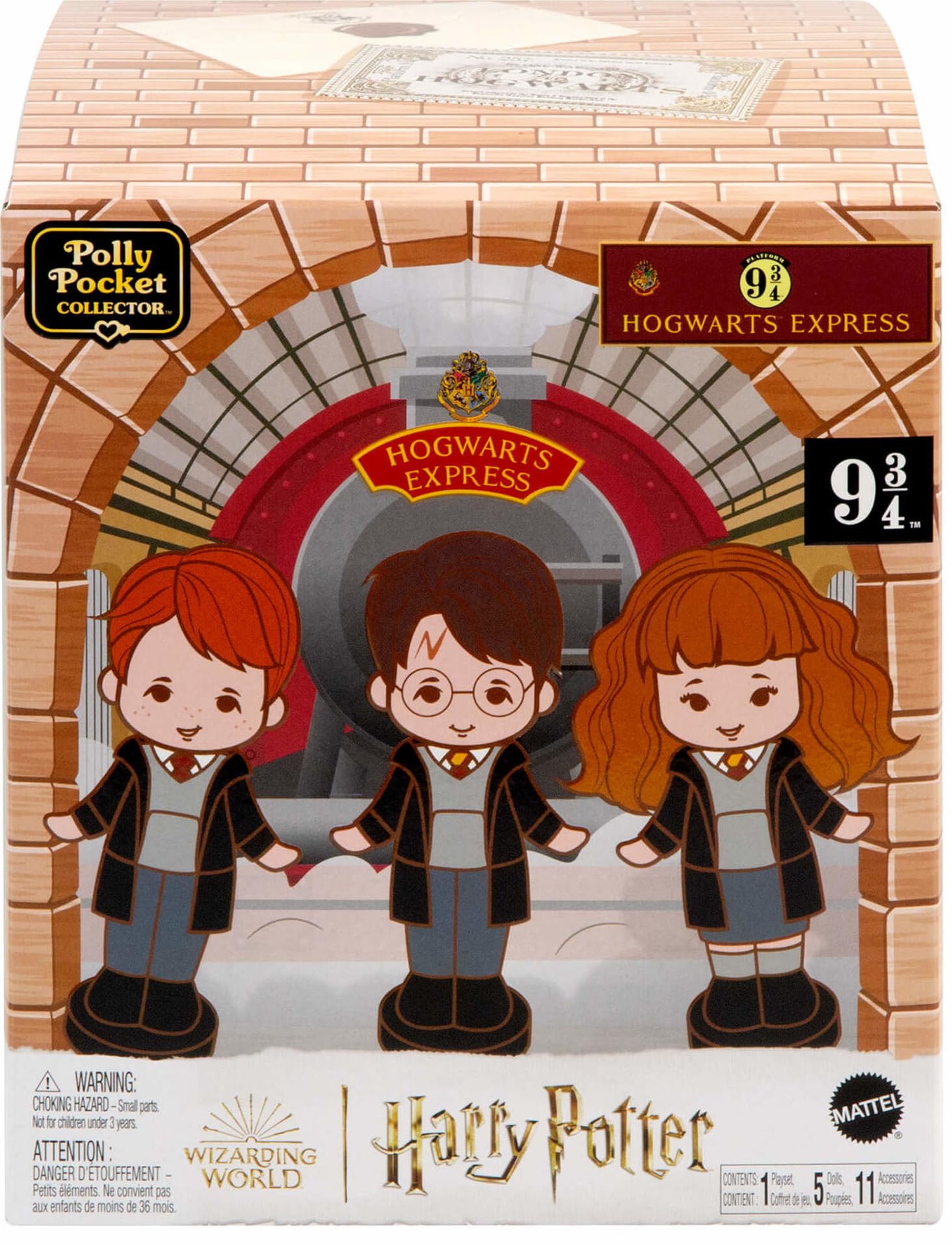 Foto 7 pulgar | Set De Juego De Coleccionista Polly Pocket Con Tema De Harry Potter Y Hogwarts - Venta Internacional.