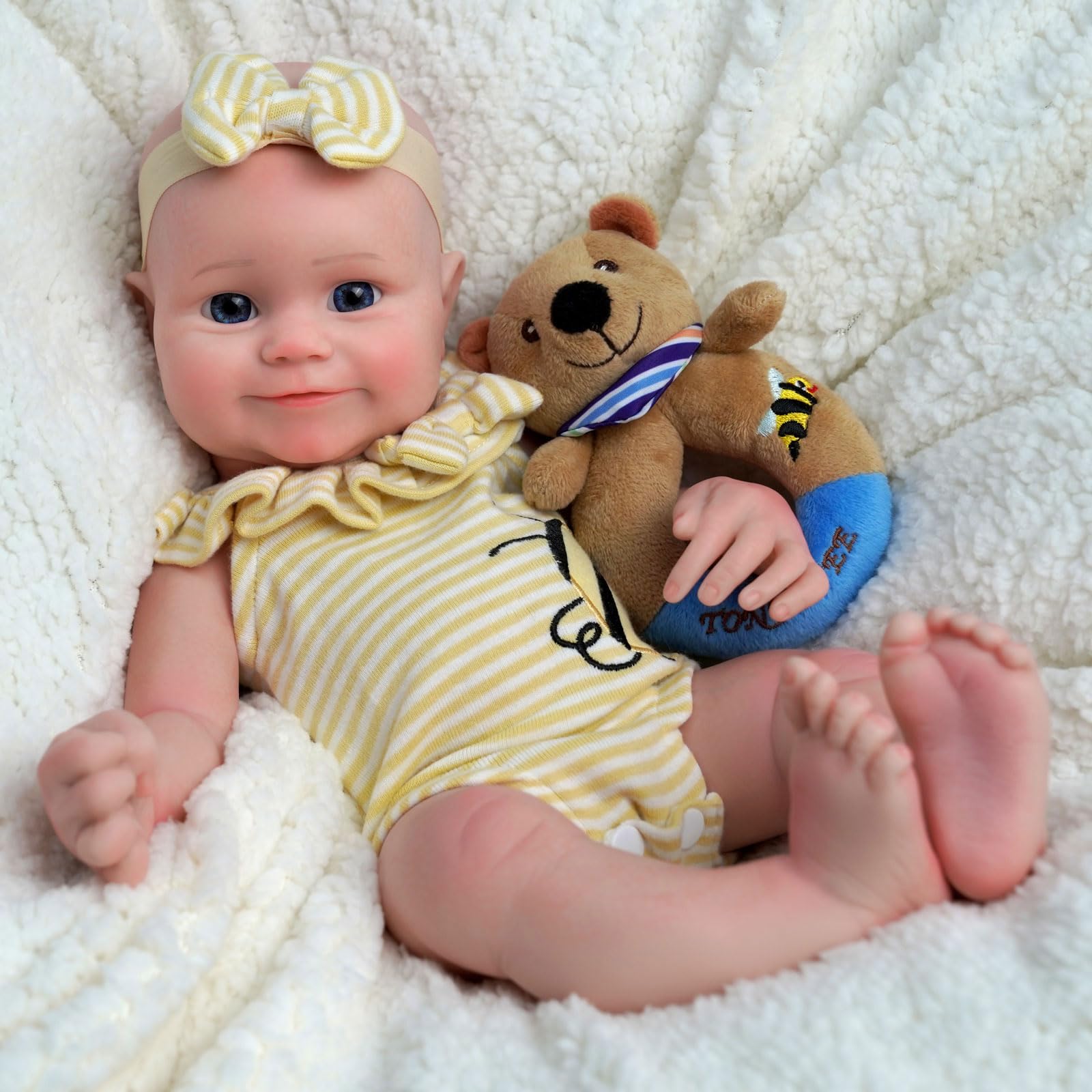 Foto 1 | Muñeca Reborn Jizhi De Cuerpo Completo De Silicona, 40 Cm, 2,6 Kg, Con Acc - Venta Internacional.