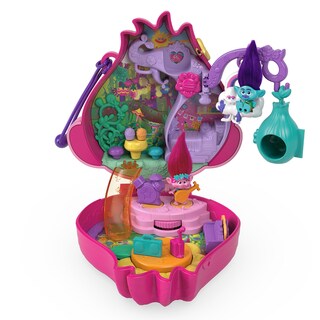 Foto 2 | Compact Playset Polly Pocket Trolls Con 2 Micromuñecas Y Accesorios - Venta Internacional.