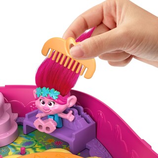 Foto 4 | Compact Playset Polly Pocket Trolls Con 2 Micromuñecas Y Accesorios - Venta Internacional.