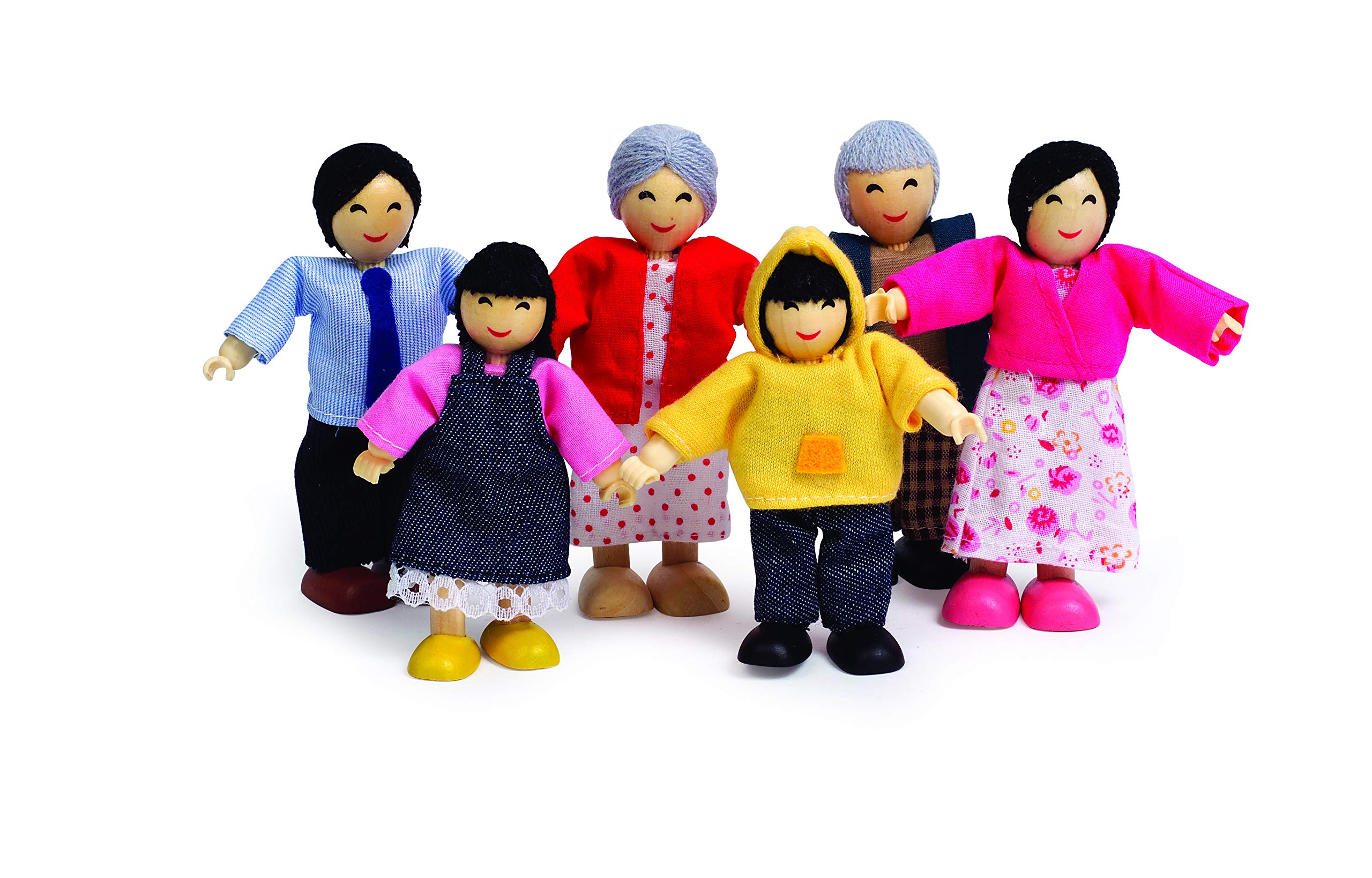 Foto 2 pulgar | Muñeca Asiática Doll House Hape E3502 Happy Family Con 7 Miembros - Venta Internacional.