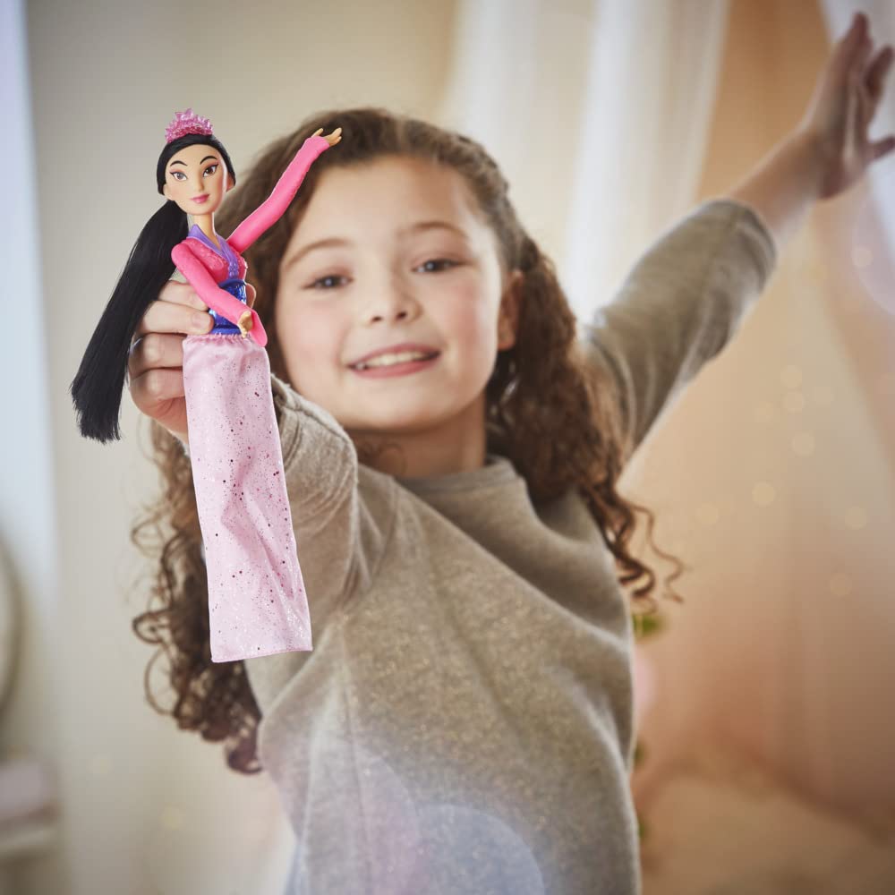 Foto 7 pulgar | Muñeca Moderna Disney Princess Royal Shimmer Mulan Con Falda - Venta Internacional.