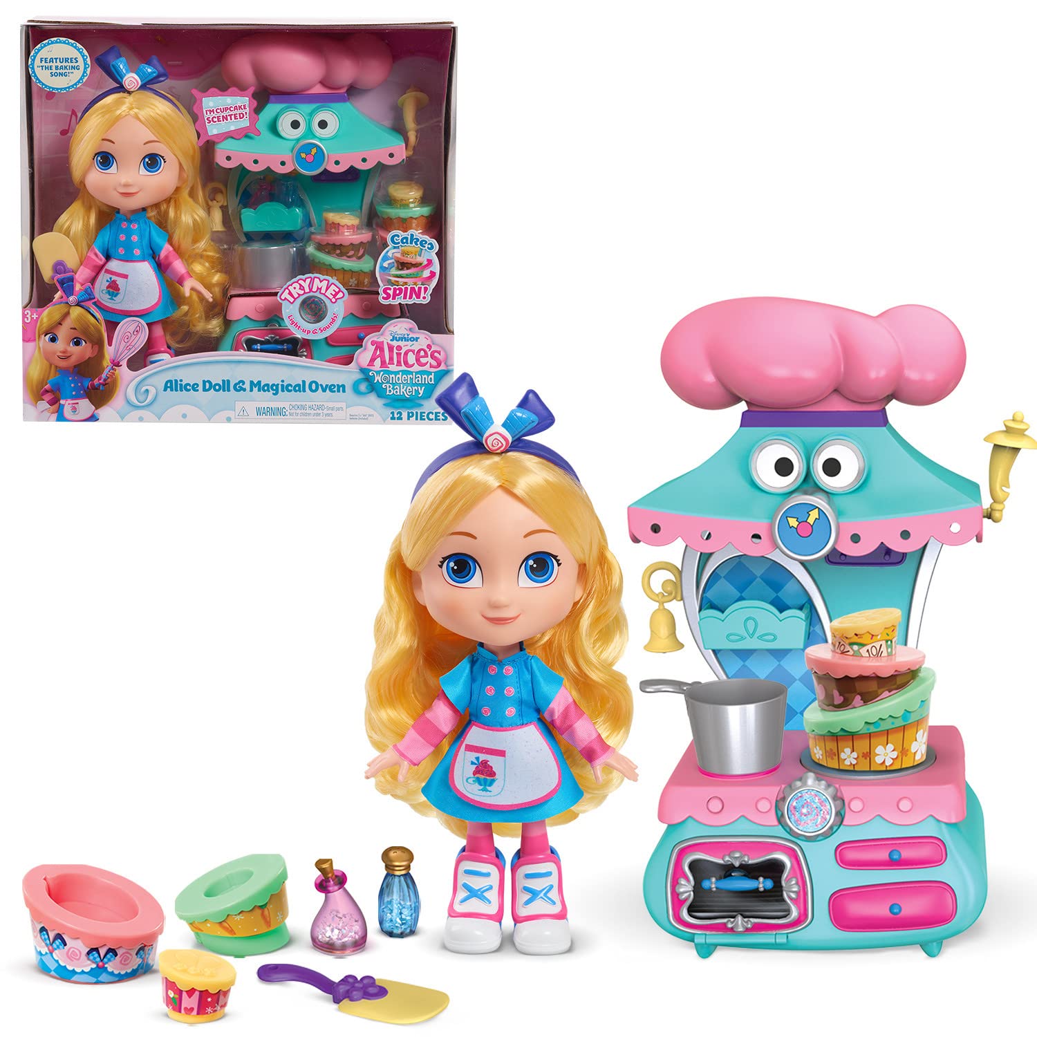 Foto 2 pulgar | Set De Panadería Toy Just Play Disney Junior Alice's Wonderland - Venta Internacional.