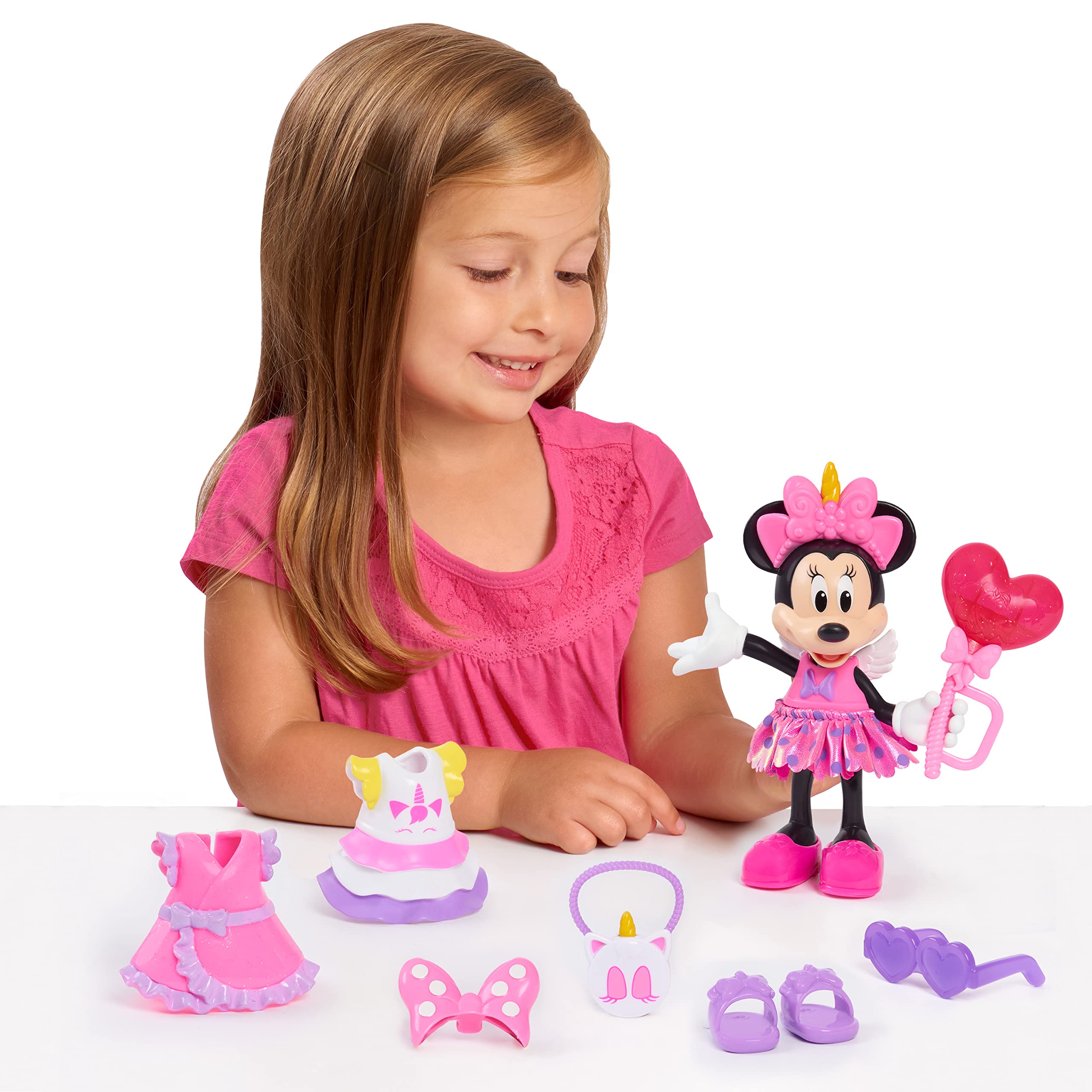 Foto 3 pulgar | Muñeca Moderna Just Play Disney Junior, Unicornio De Minnie Mouse - Venta Internacional.