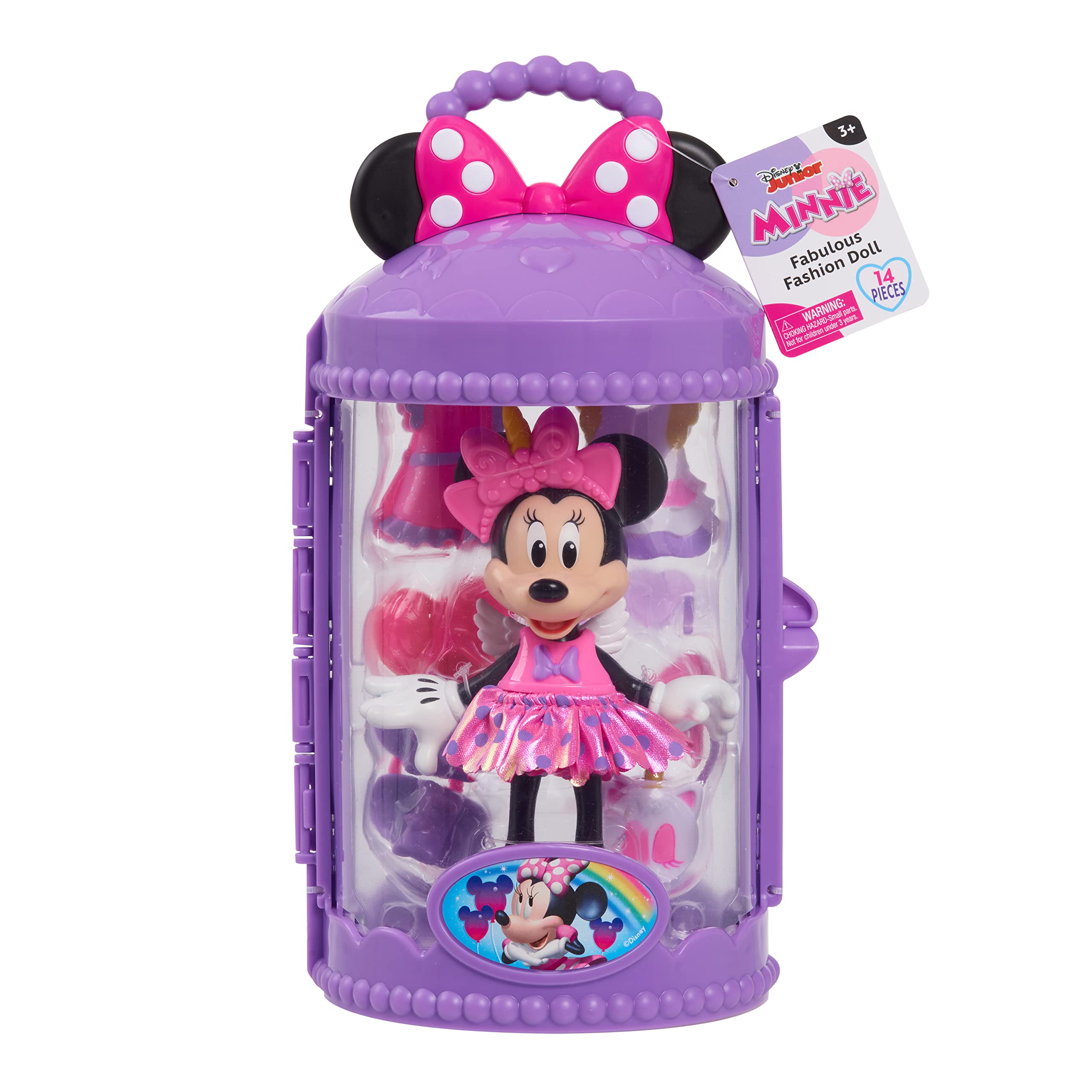 Foto 6 | Muñeca Moderna Just Play Disney Junior, Unicornio De Minnie Mouse - Venta Internacional.