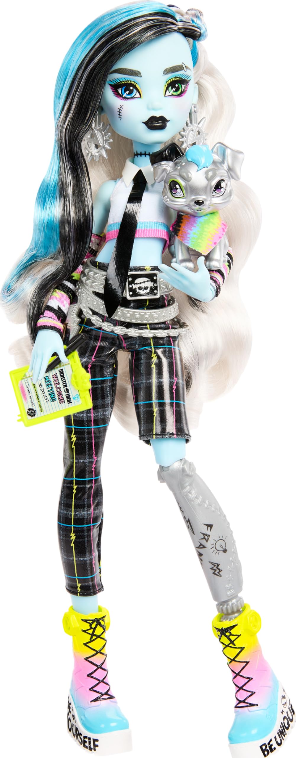 Foto 6 pulgar | Comité De Bienvenida De Frankie Stein De Doll Monster High Con 15 Acc - Venta Internacional.