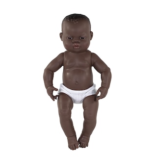 Foto 1 | Muñeca Miniland, Niña Africana Recién Nacida, 40 Cm, Anatómicamente Correcta - Venta Internacional.