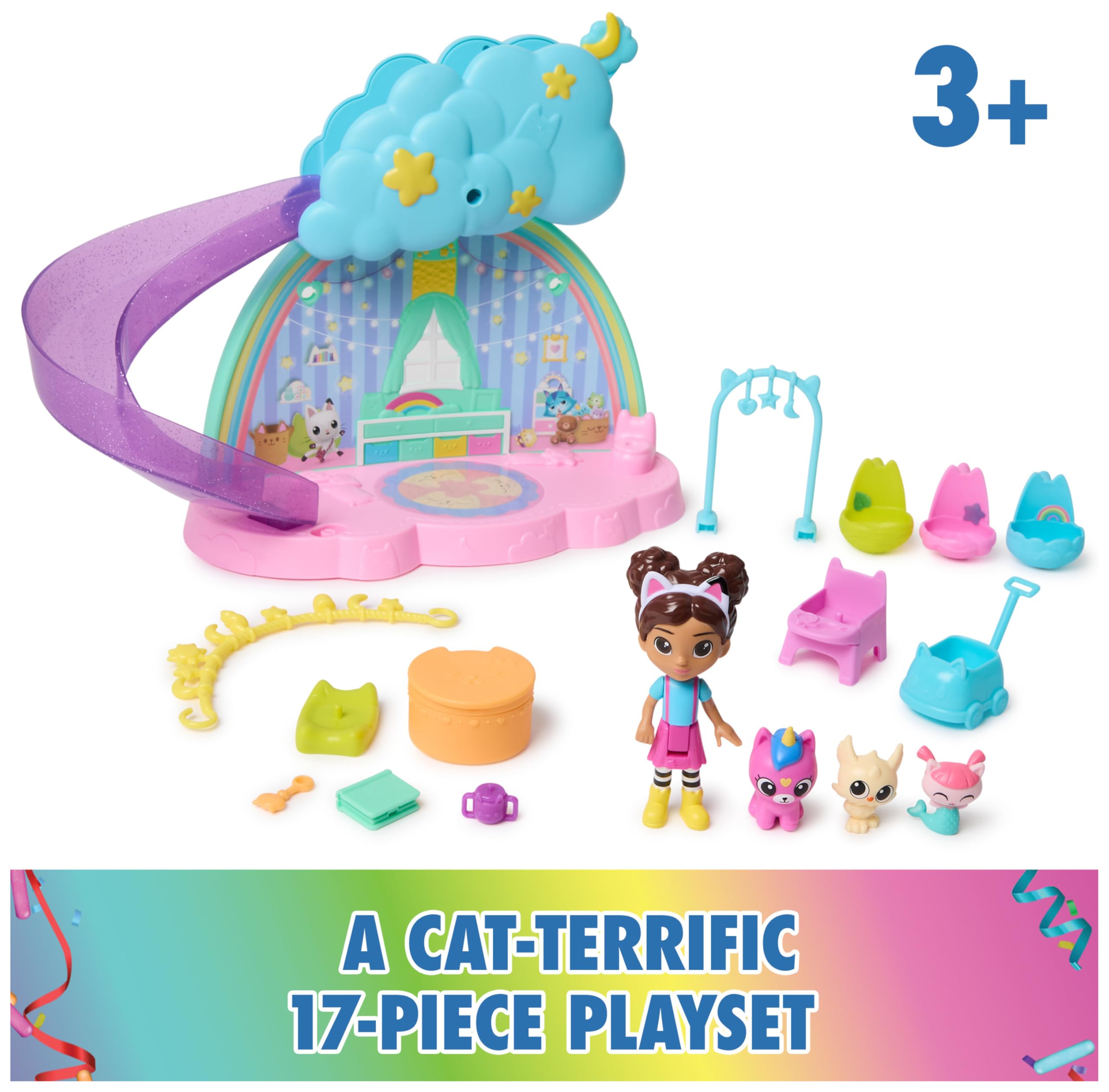 Foto 4 pulgar | Playset Gabby's Dollhouse Kitty Care Ear Purrfect Playroom - Venta Internacional.