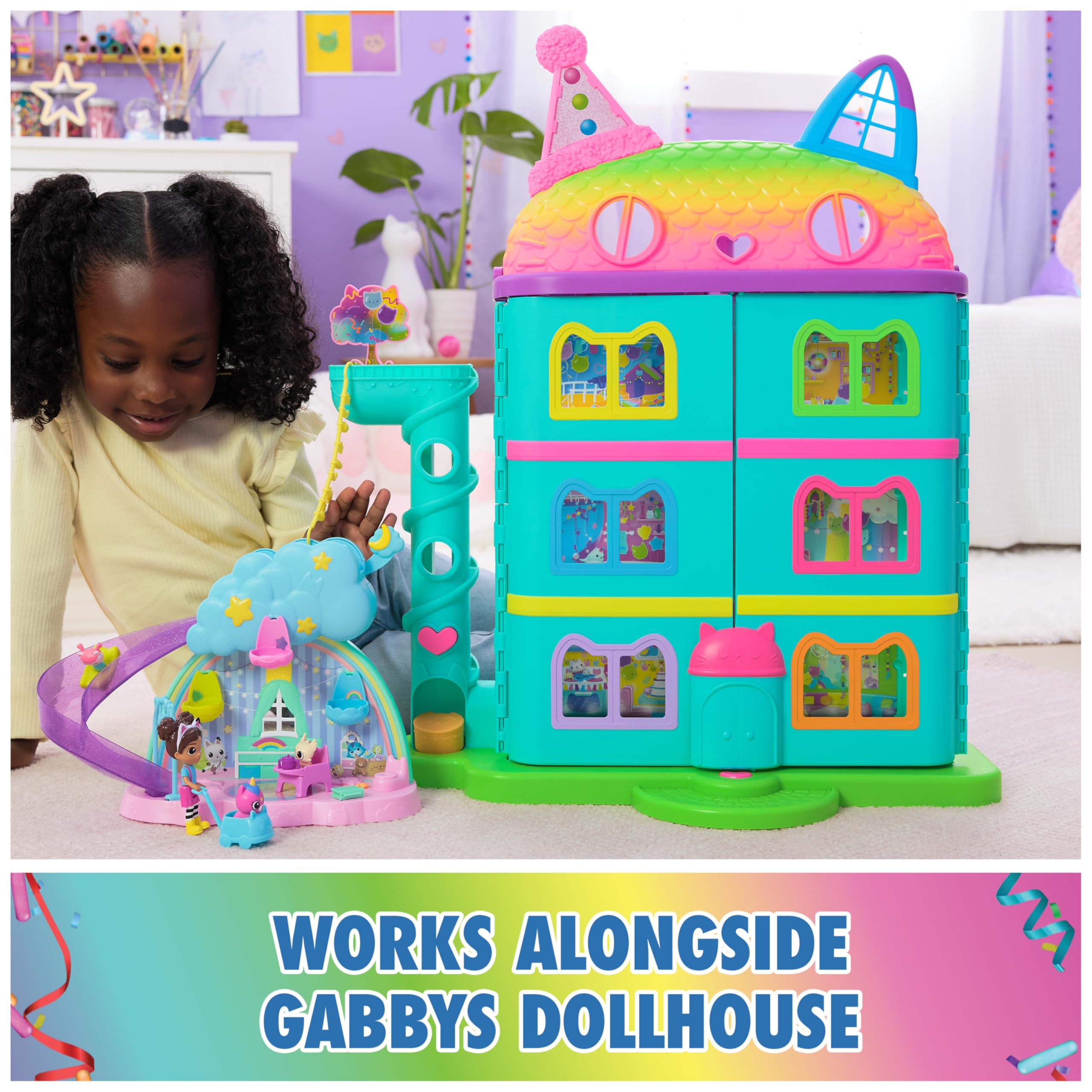 Foto 8 pulgar | Playset Gabby's Dollhouse Kitty Care Ear Purrfect Playroom - Venta Internacional.