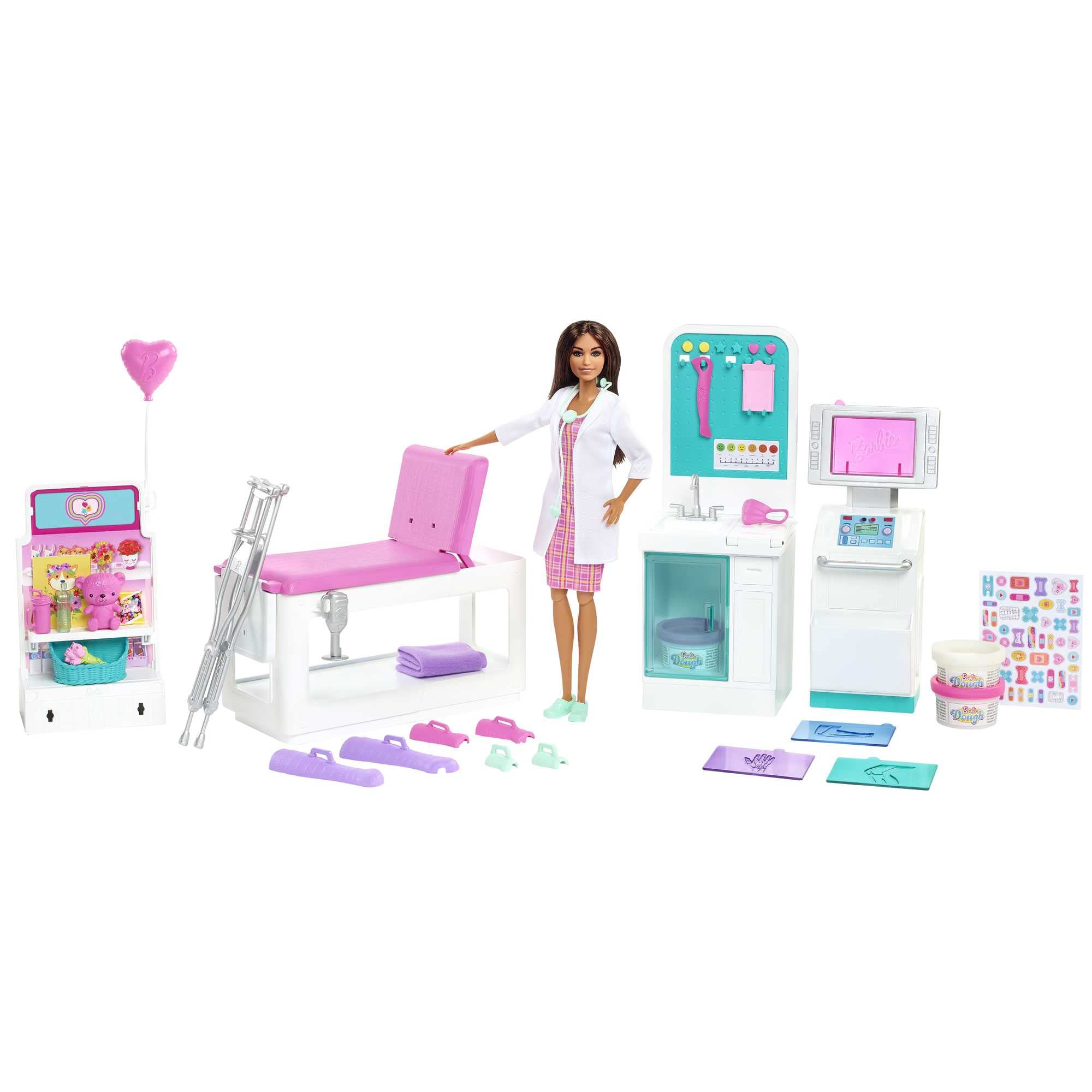 Foto 2 pulgar | Playset Barbie Careers Fast Cast Clinic Con Morena Doctora - Venta Internacional.