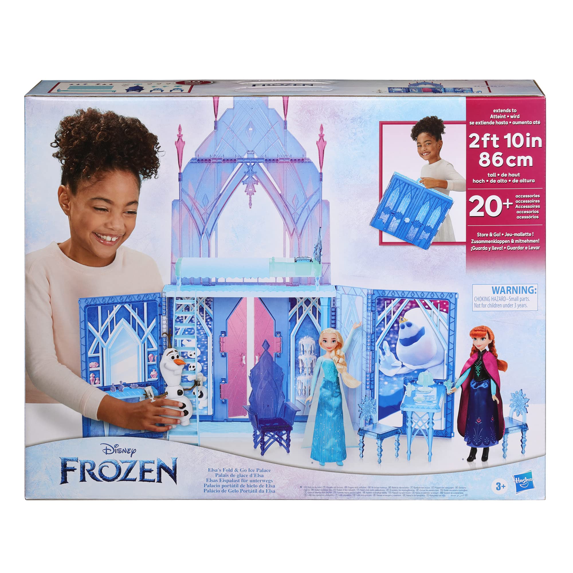 Foto 4 pulgar | Castle Playset Disney Frozen 2 Elsa's Fold And Go Ice Palace - Venta Internacional.
