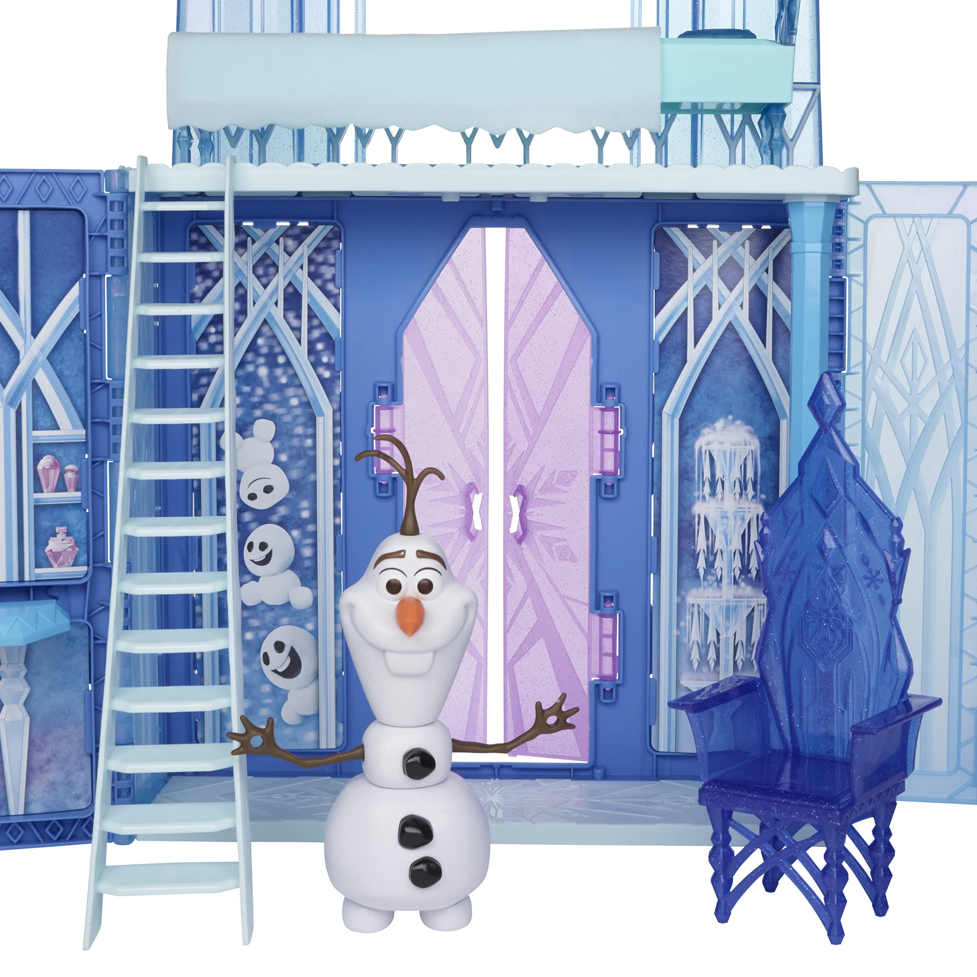 Foto 6 | Castle Playset Disney Frozen 2 Elsa's Fold And Go Ice Palace - Venta Internacional.