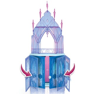 Foto 7 | Castle Playset Disney Frozen 2 Elsa's Fold And Go Ice Palace - Venta Internacional.