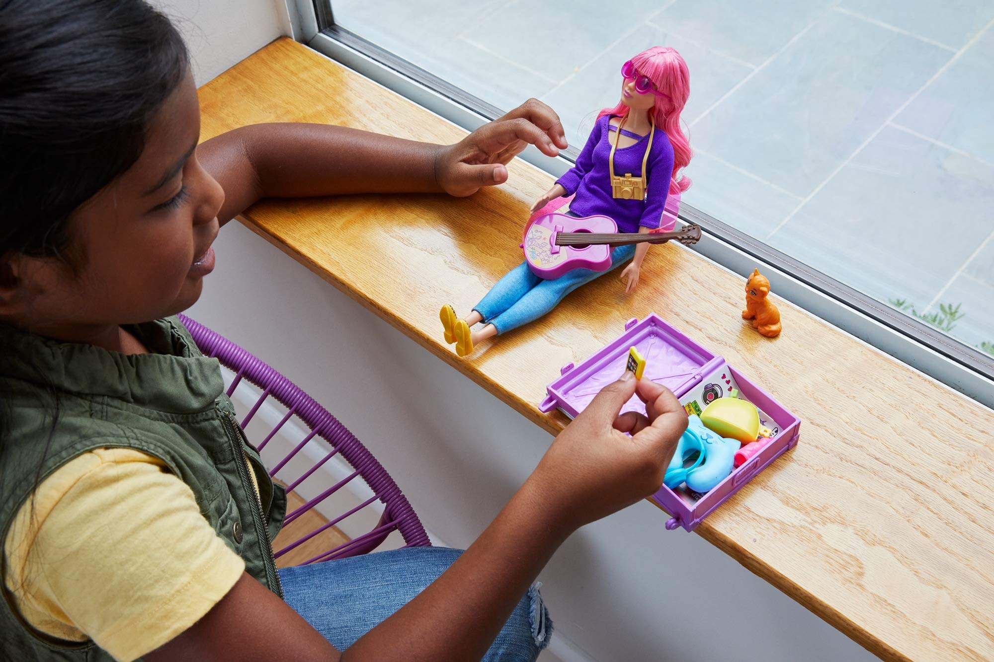 Foto 4 pulgar | Muñeca Toy Barbie Dreamhouse Adventures Con Set De Viaje Daisy - Venta Internacional.