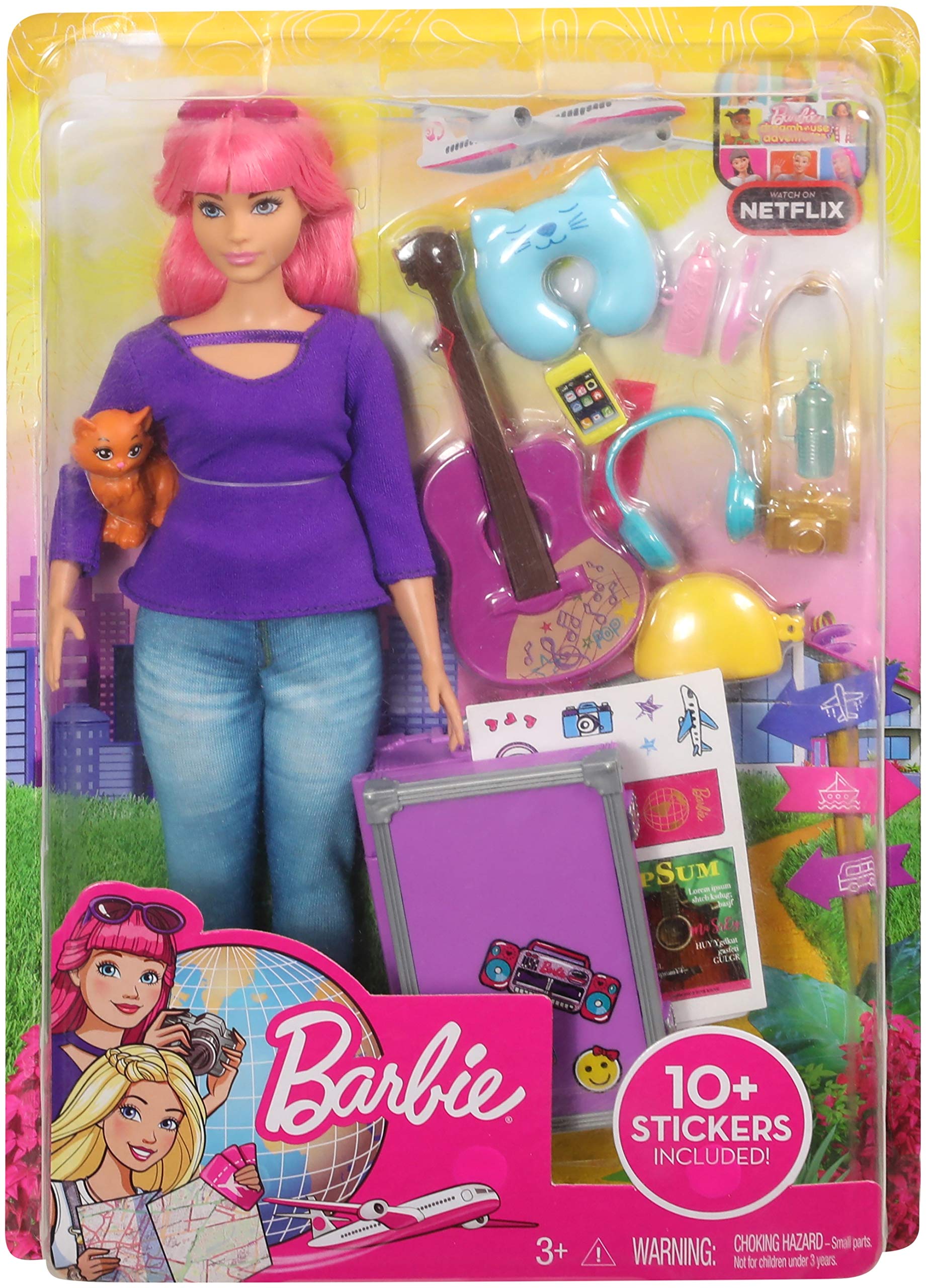 Foto 8 pulgar | Muñeca Toy Barbie Dreamhouse Adventures Con Set De Viaje Daisy - Venta Internacional.