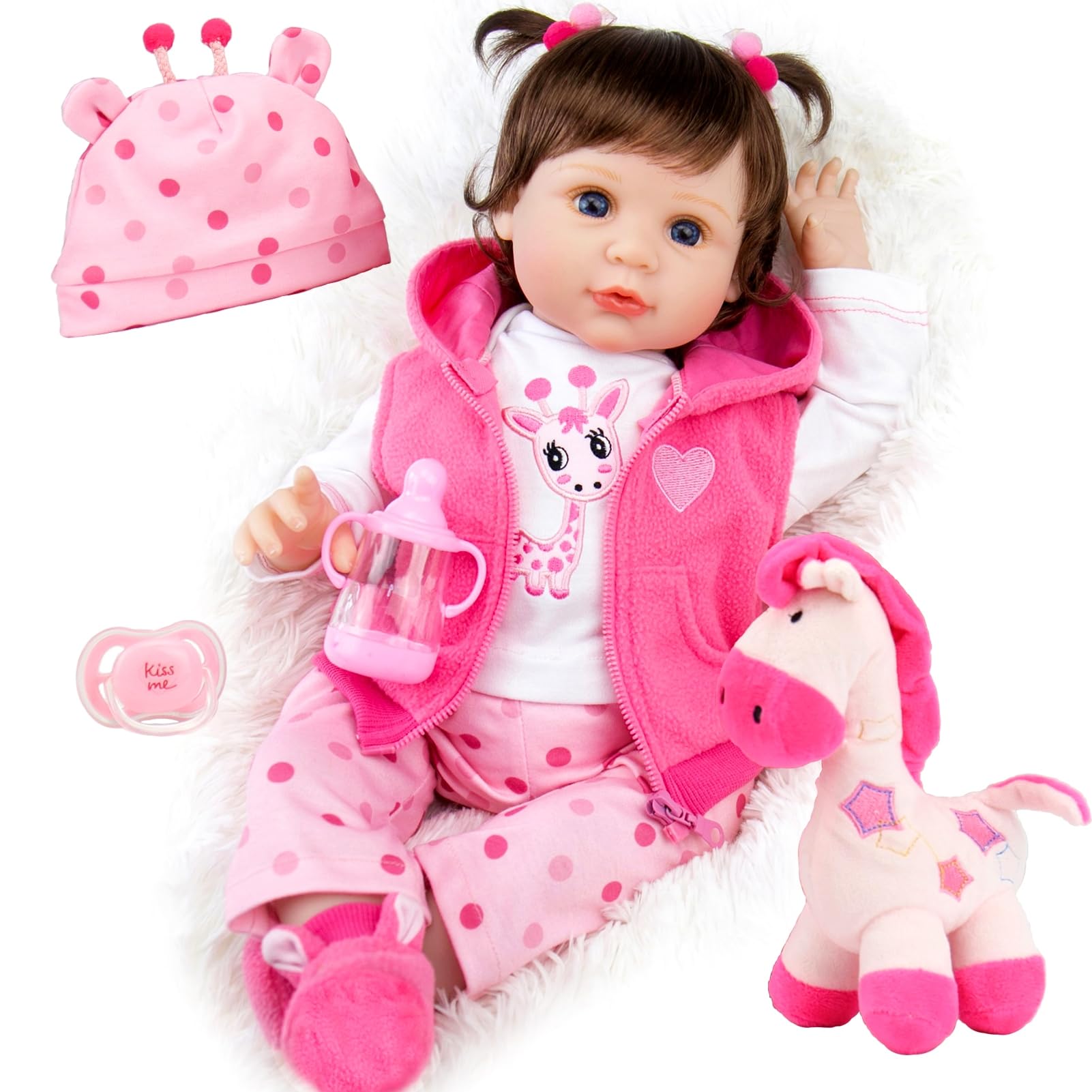 Foto 1 | Muñeca Reborn Aori Realista Para Niña Recién Nacida De 55 Cm - Venta Internacional.