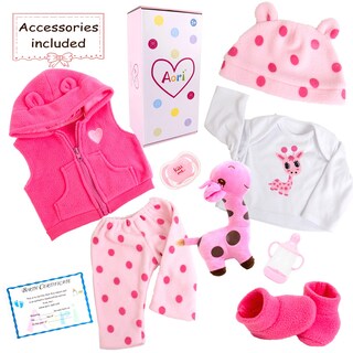 Foto 7 | Muñeca Reborn Aori, Realista, De 22 Pulgadas, Para Niña Recién Nacida Con Juguete - Venta Internacional.