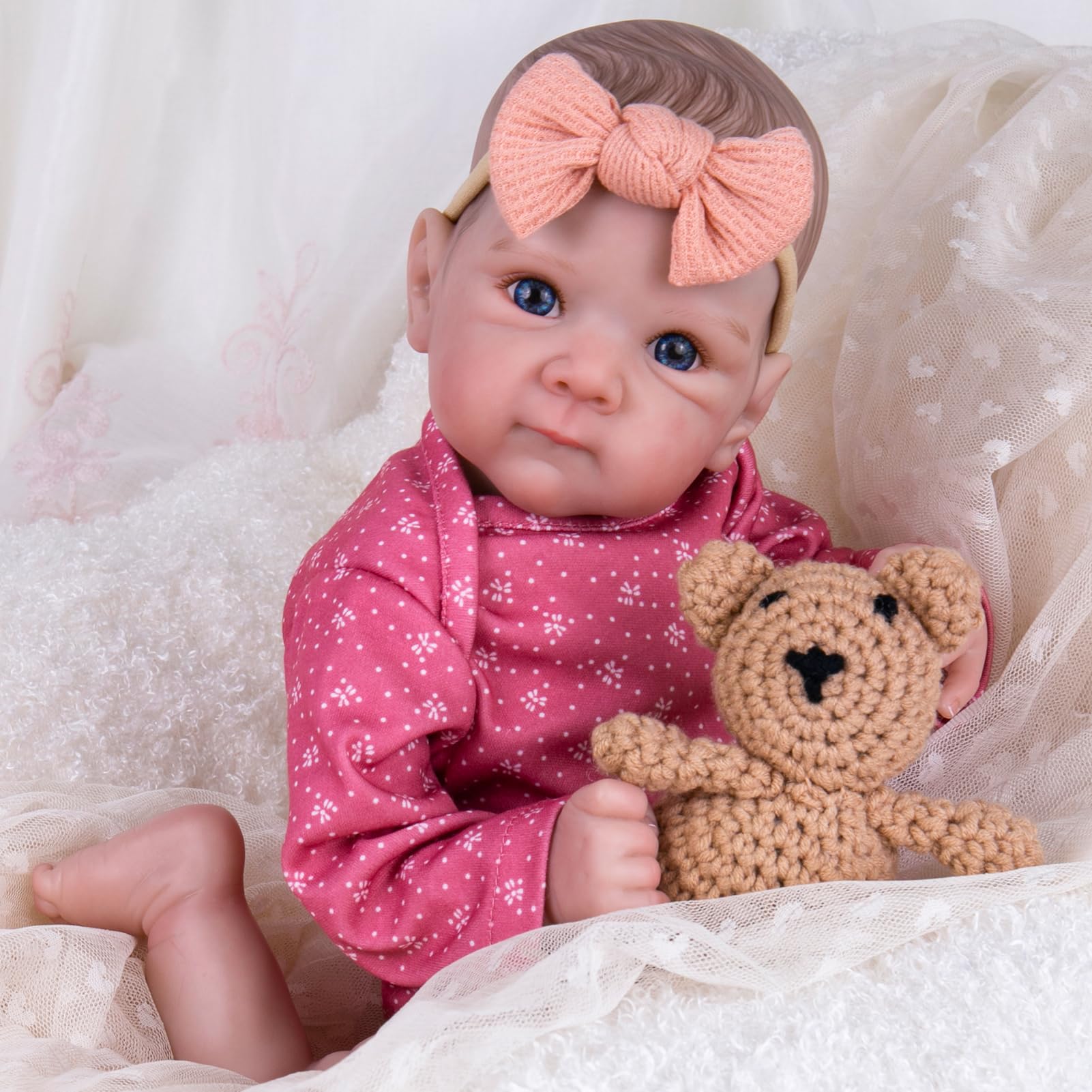Foto 2 | Muñeca Reborn Aori Realista, 50 Cm, Con Accesorios - Venta Internacional.