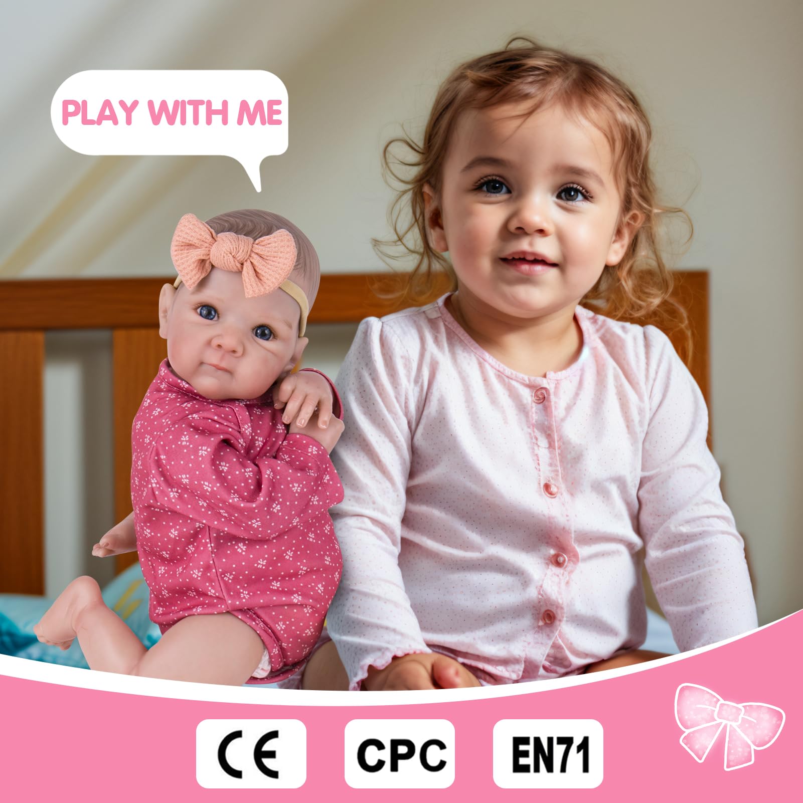 Foto 4 pulgar | Muñeca Reborn Aori Realista, 50 Cm, Con Accesorios - Venta Internacional.