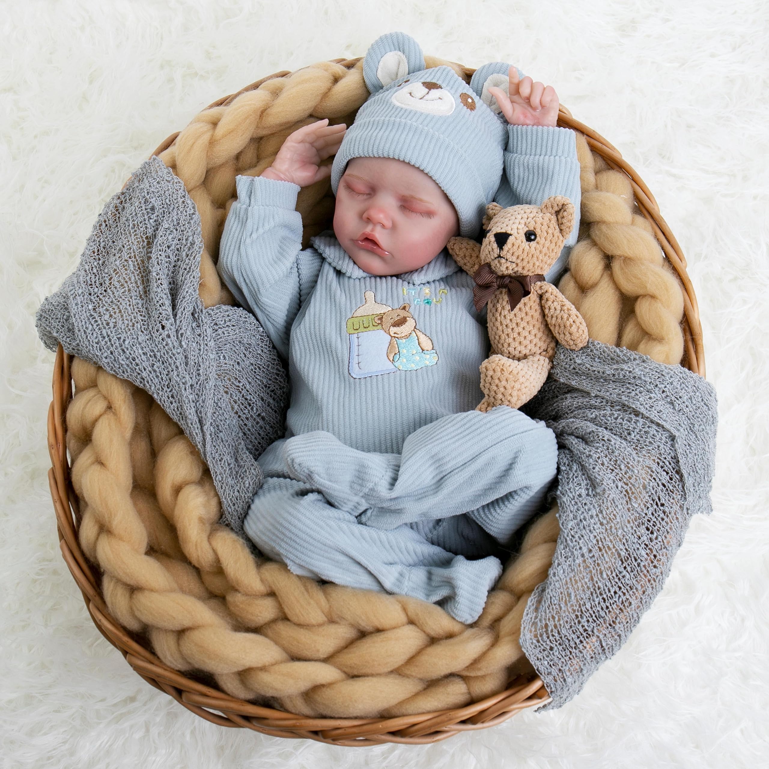 Foto 3 | Muñeca Reborn Aori, Realista, Realista, Recién Nacido Con Kit - Venta Internacional.