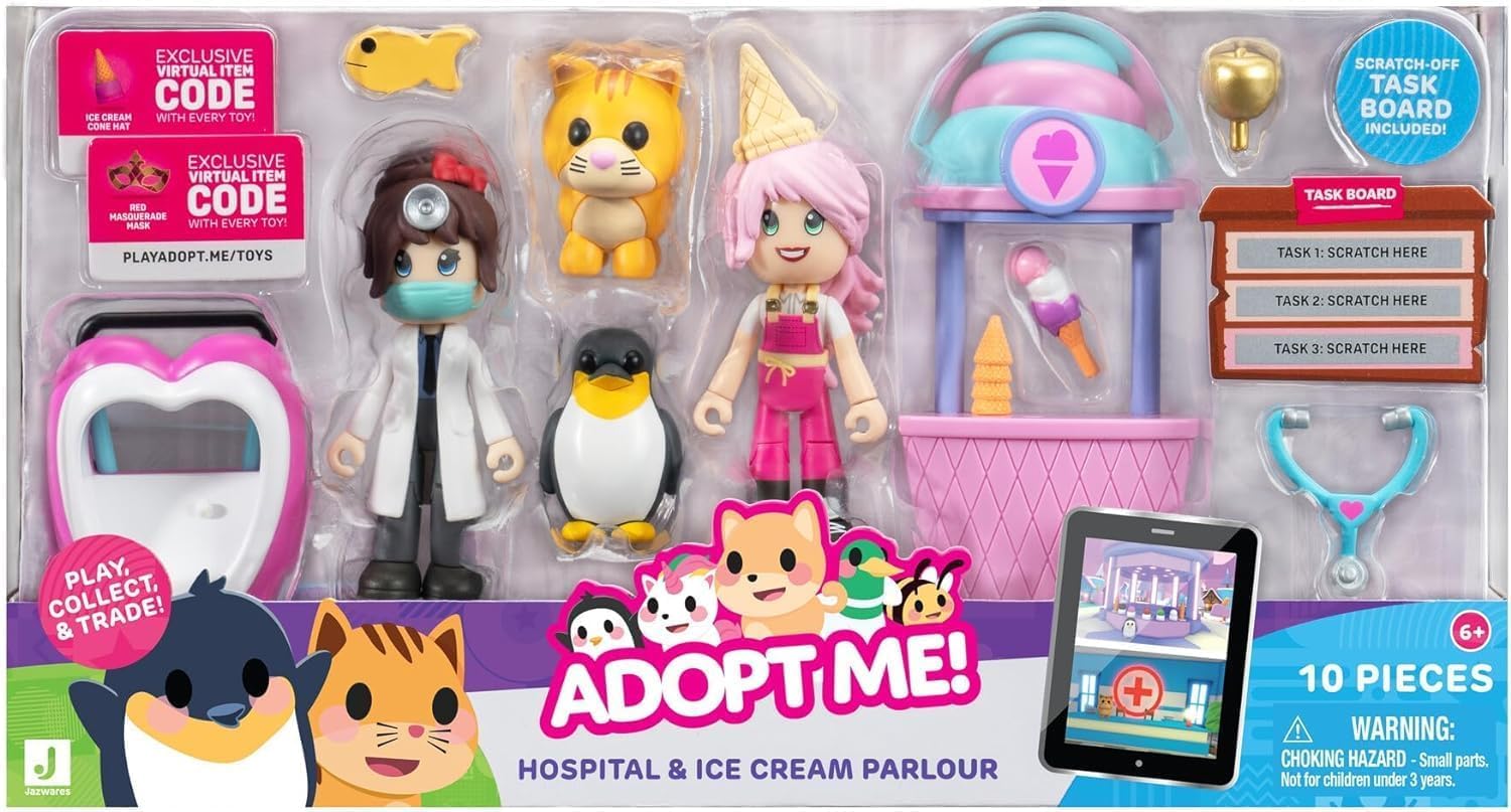 Foto 1 | Paquete De Juguetes ¡adoptame! Hospital Y Heladería: Más De 6 Años - Venta Internacional.